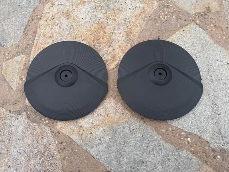 TWO Roland CY-8 Dual V Drum Crash Cymbal CY8 image 1
