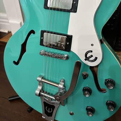 Epiphone Riviera Reissue 1994 - 1999 - Turquoise image 5