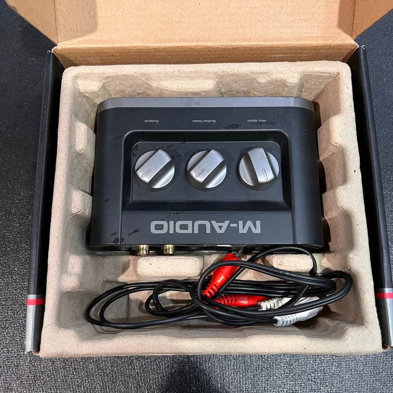 M-Audio Fast Track USB Audio Interface 2000s - Gray image 1