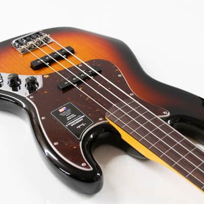 Fender American Professional II Jazz Bass Fretless - 3 Color Sunburst with Rosewood Fingerboard image 4