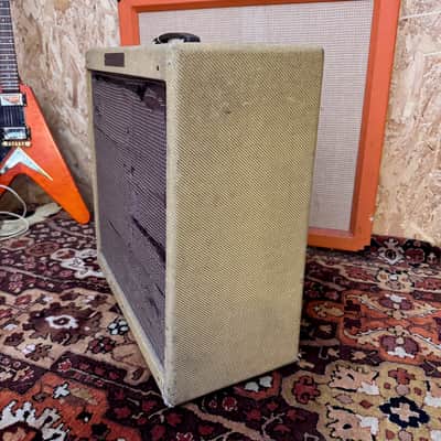 Vintage 1991 Fender Bassman 5F6-A 4x10 Tweed RI Valve Amplifier *Ex Eric Clapton* image 7