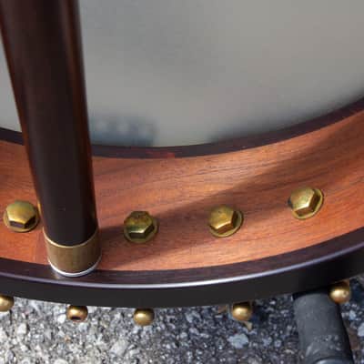 Ome Flora 12" Walnut Open Back Banjo & Case image 20
