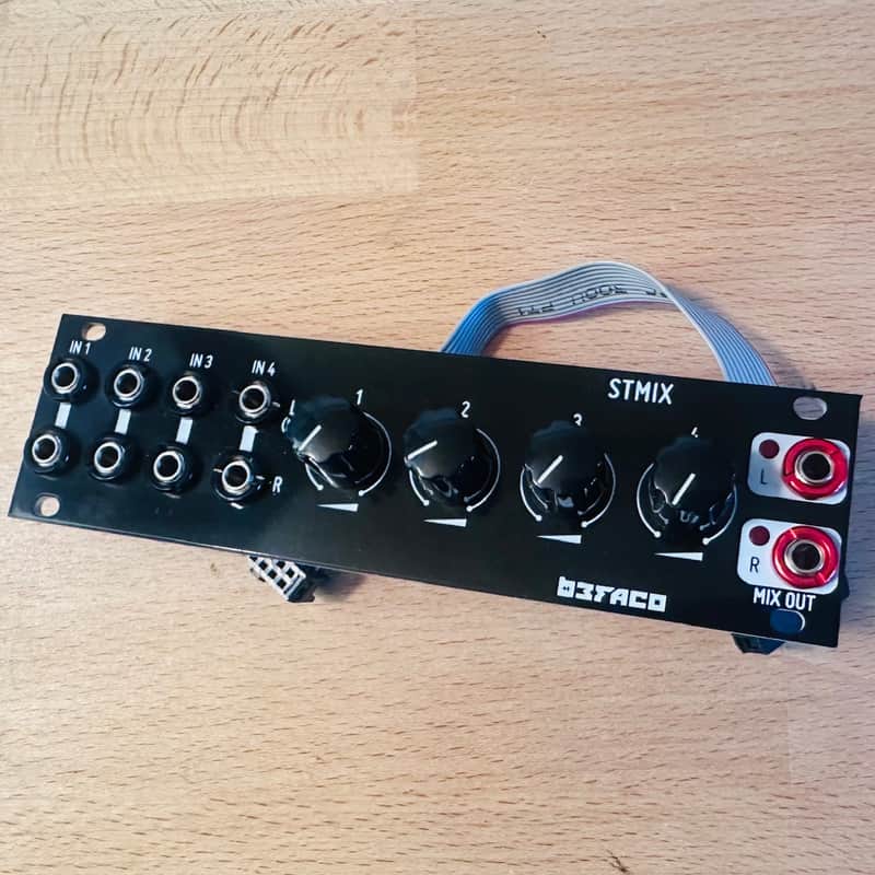 Befaco STMIX 1U Eurorack Factory built original owner stereo mixer black panel image 1