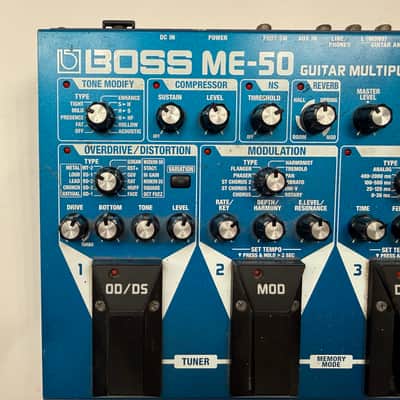 Boss Roland ME-50 Guitar Multiple Multi Effects Processor Pedal + Power Supply image 2