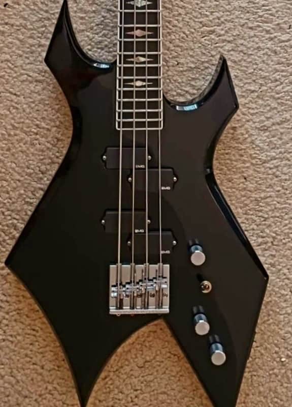 B.C. Rich WARLOCK Custom Shop 1998 - Gloss Black image 1