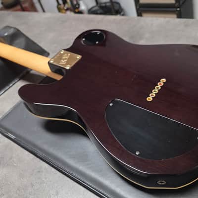 ESP Telecaster Custom Shop TE HH Fender Headstock Troublemaker LP 4-Knob MIJ Japan Tele Mahogany Body Maple Cap Pro Artist Vintage Guitar Deluxe Abalone Dot Inlays image 6