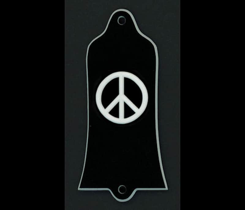 GUITAR TRUSS ROD COVER - Custom Engraved - Fits USA GIBSON - PEACE image 1