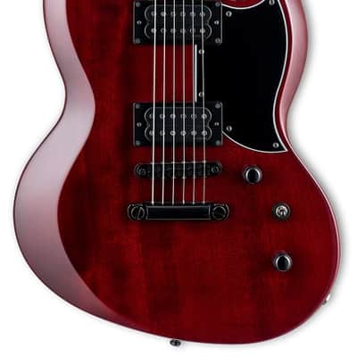 ESP E-II VIPER See Thru Black Cherry w/Case (B Stock) image 1