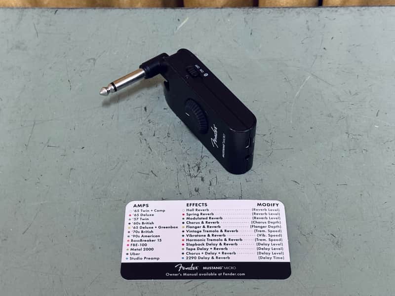 Fender Mustang  Micro Headphone Amp image 1