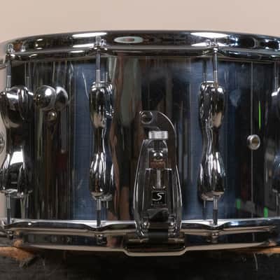 1980s Slingerland 8x14 Chrome Over Wood Magnum Snare Drum image 3