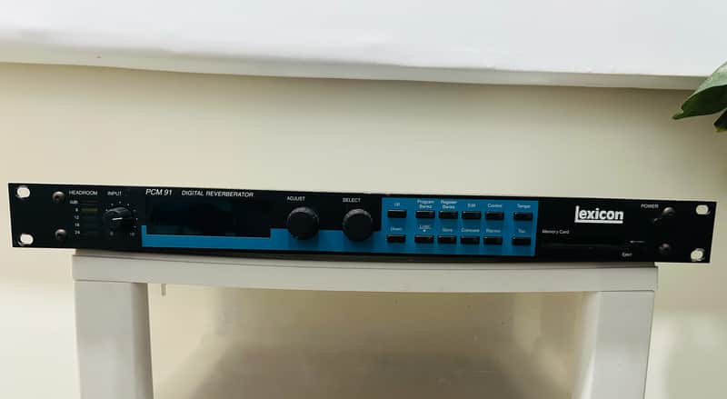 Lexicon PCM 91 Digital Reverberator 1990s - Black image 1