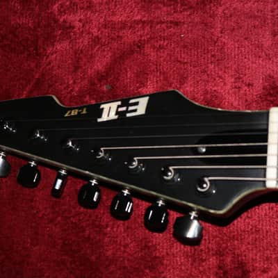 MIJ ESP E-II Baritone 7-String TB-7 - Black Satin - No Tariffs image 3