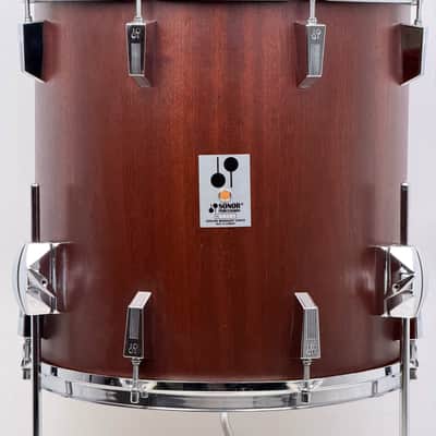 Sonor 20/12/13/16" Early 80's Phonic Drum Set - Red Mahogany Veneer image 21
