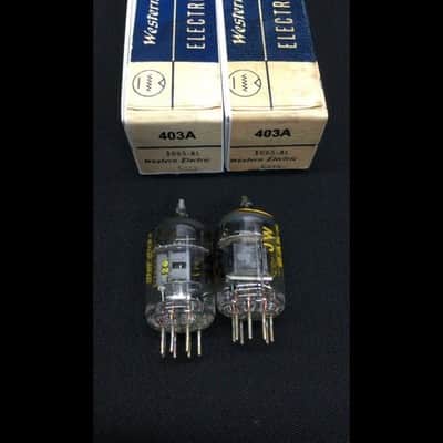 MATCHED PAIR Western Electric  JW 6AK5 403A Headphone Amp VACUUM TUBES 8.9851 image 2