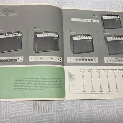 1962 Gibson Crestline Amplifiers Catalog and Price List image 2