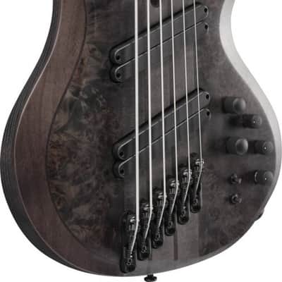 Ibanez BTB806MS-TGF Bass Workshop BTB Electric Bass 6-String Multi Scale - Transparent Gray Flat + Case image 6