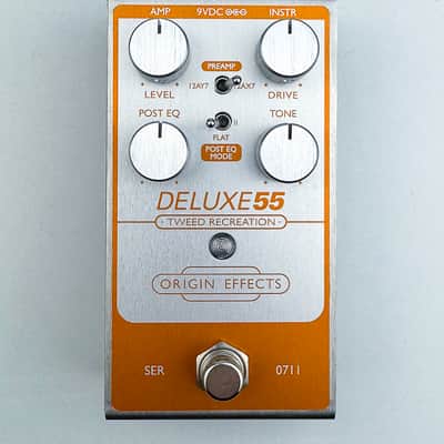 Origin Effects Deluxe55 Tweed Recreation 2024 - Present - Orange / Silver image 1