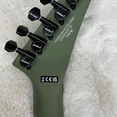 Jackson X Series Rhoads RRX24 Electric, Laurel Fretboard, Matte Army Drab Finish image 6