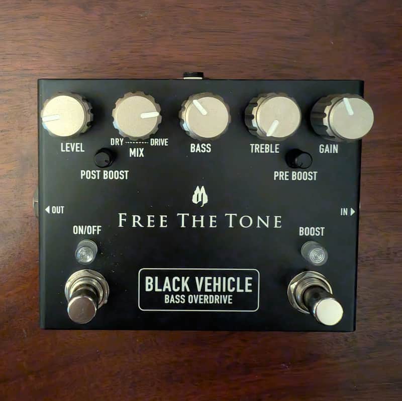 Free The Tone BV-1V Black Vehicle Bass Overdrive 2010s - Black image 1