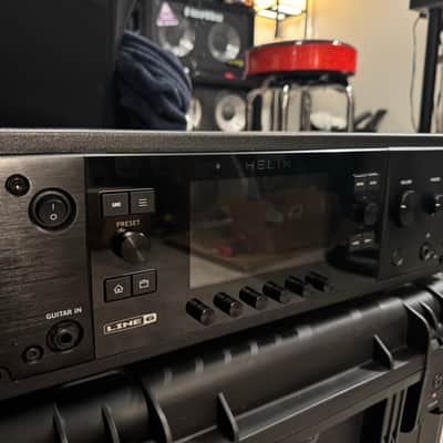 Line 6 Helix Rack with Controller + SKB rack case + pedal board + Mission expression pedal image 3