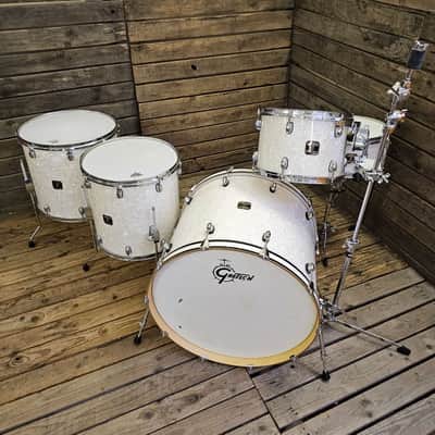Gretsch Catalina Club Drum Kit, White Marine Pearl USED! RKGRT290726 image 5