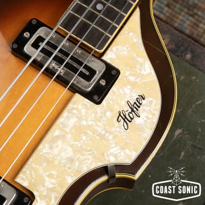 Vintage 1970 Hofner 500/1 Violin Bass Made in Germany Beatle Bass Nitro image 8