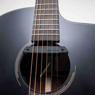 Ibanez JGM10-BSN Jon Gomm Signature Acoustic Guitar 6-String - Black Satin Top / Natural High Gloss Back and Sides + Cas image 4