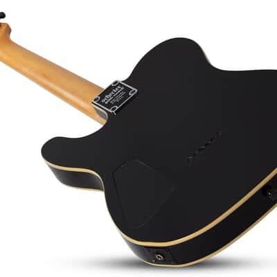 Schecter PT Electric Guitar. Gloss Black (BLK) image 11
