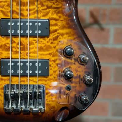 Ibanez SR400EQM-DEB Standard Soundgear Bass 2016 - Present - Dragon Eye Burst image 6