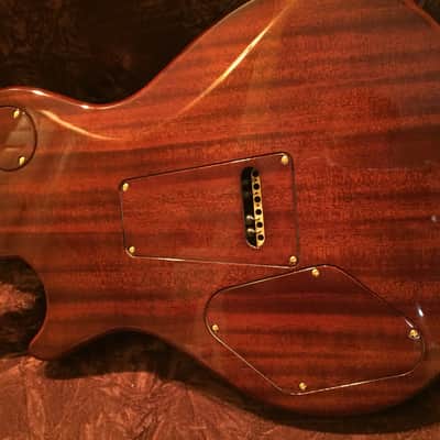 PRS Private Stock #6049 single Cut Trem in Tiger Eye Smoked Burst with Brazilian neck image 6