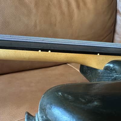 Warmoth 5 String Fretless Precision Bass 1990's - Mocha Brown image 6