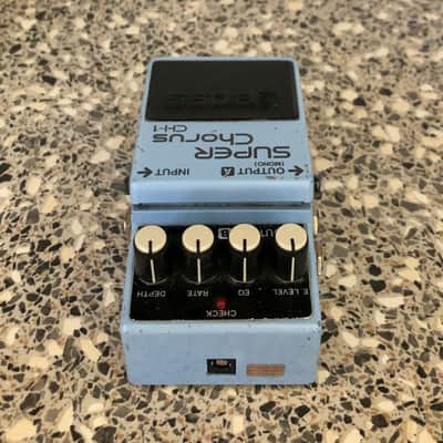 Boss CH-1 Super Chorus (Blue Label) 1989 - Blue image 3