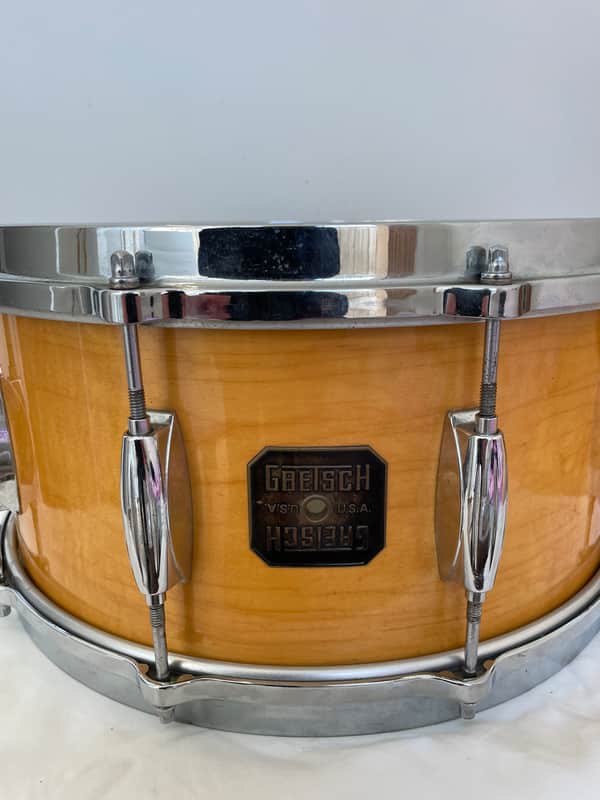 Gretsch square badge 6.5 x14” 1980s Snare Drum image 1