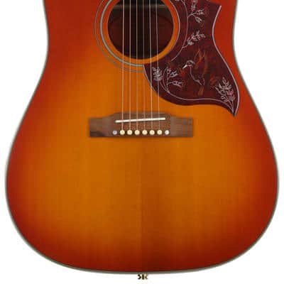 Epiphone Hummingbird Acoustic Guitar - Aged Cherry Sunburst Gloss image 2