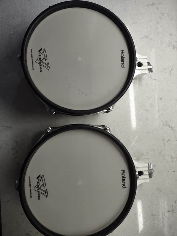 Pair Roland PD-100 10" V-Pad Mesh Single-Trigger Electronic Drum Pad image 1