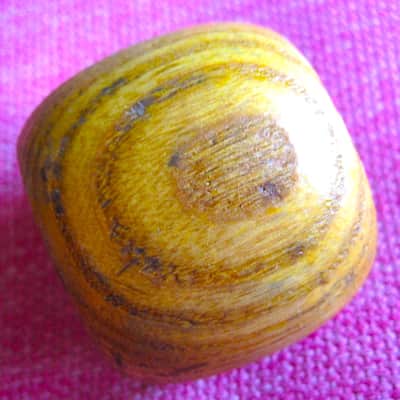 Wood Bass Drum Beater Head - Vintage image 1