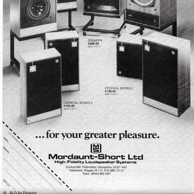 Early 90's White Bookshelf Speakers - MS Mordaunt Short (Made in England) image 7