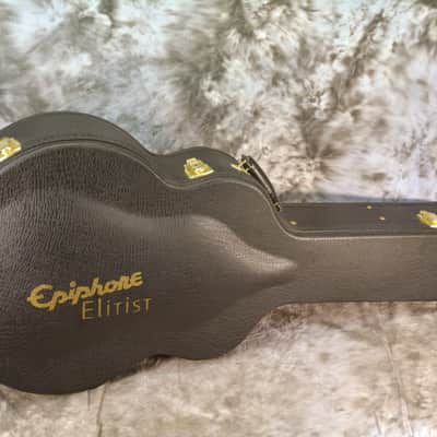 2006 Epiphone Elitist Broadway Guitar in OHSC - Antique Natural image 25