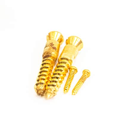 Vintage Floyd Rose Original Series Tremolo System Gold w/ Locking Nut & Arm image 4