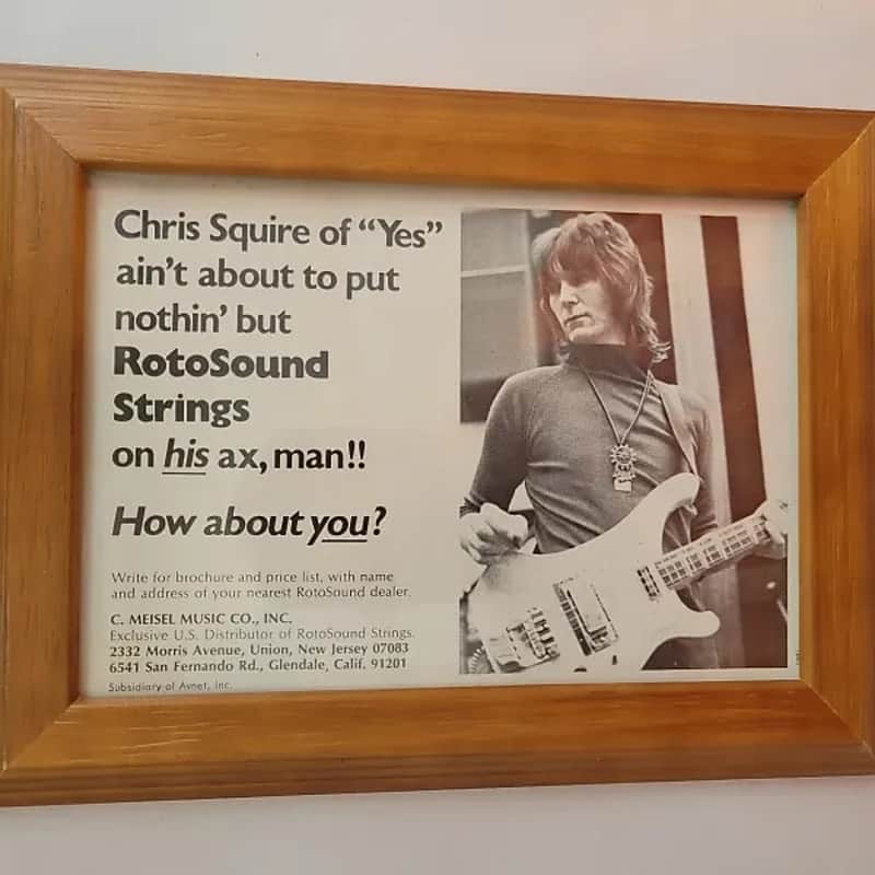 1973 Rotosound Chris Squire Bw