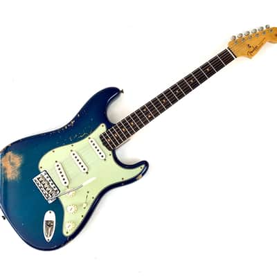 Fender Stratocaster 64 L-Series Heavy Relic Custom Shop 2025 Blue Burst image 1