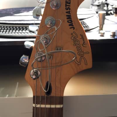 Squier Jagmaster II (2005) with hardcase. Sunburst, tortoise, alder, rosewood. image 7