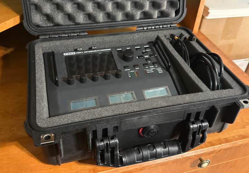 Axe FX FM3 Mark MK II Turbo Amp Modeler/FX Processor + Pelican 1450 Case w/ foam