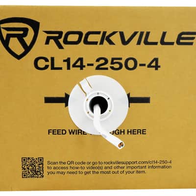 Rockville CL14-250-4 CL2 Rated 14 AWG 250' 4 Conductor Speaker Wire In Ceiling image 5