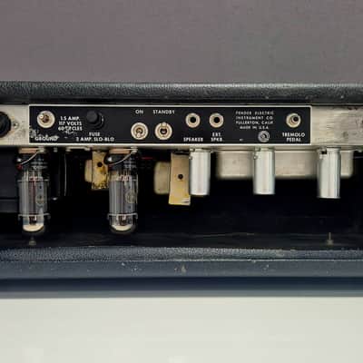 1966 Fender Bandmaster 40-Watt Head *FULLY RESTORED VINTAGE BLACKFACE AMP* image 4