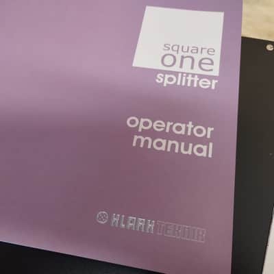Klark Teknik Square One Splitter image 3