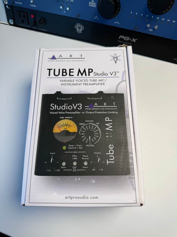 ART Tube MP Studio V3 Tube Microphone Preamp 2010 - Present - Black image 1