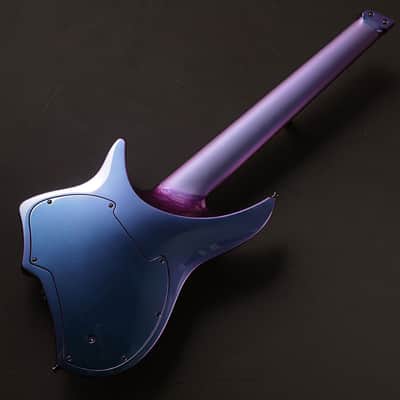 Aristides Guitars H/08 (Purple/Green Chameleon Gloss) #3117 image 9