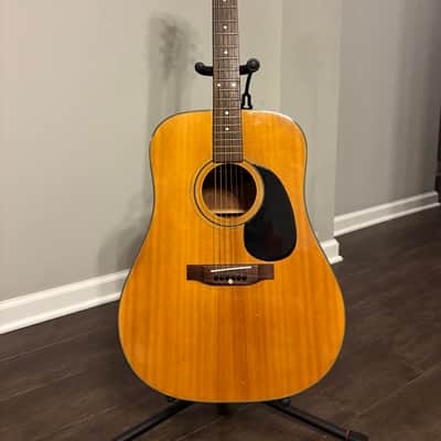 Martin / Gibson clone Lyle W420 Vintage 1970s MIJ Acoustic Guitar - Fresh Setup - Matsumoku image 8