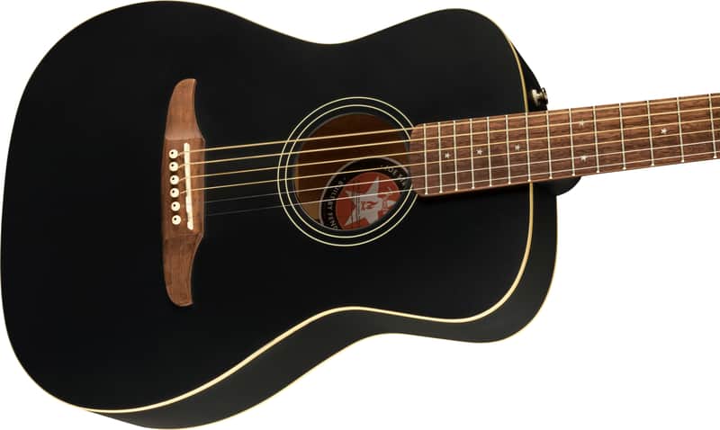 Fender Joe Strummer Campfire Acoustic Matte Black image 1